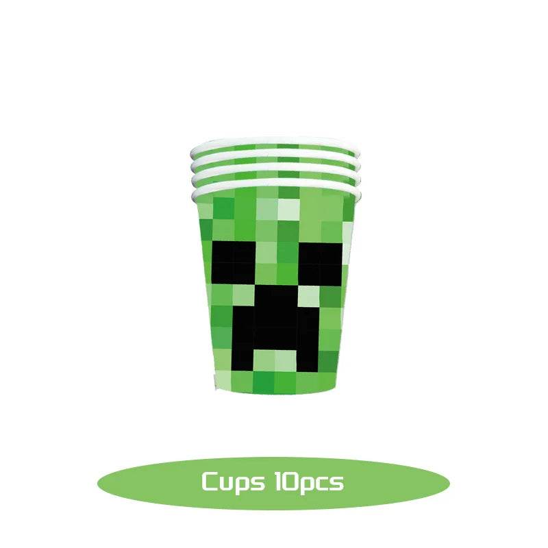 Décorations d'anniversaire - Minecraft - Blocs & Idées