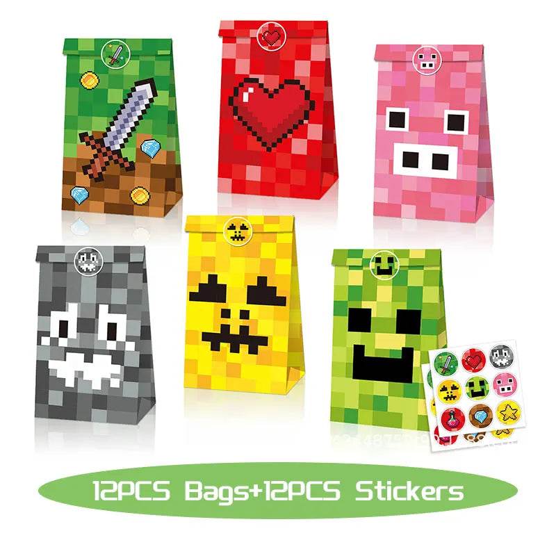 Décorations d'anniversaire - Minecraft - Blocs & Idées