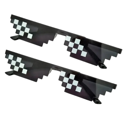 Lunettes Thug - Style Minecraft