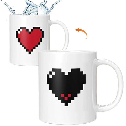 Thermal Heart Mug - Minecraft