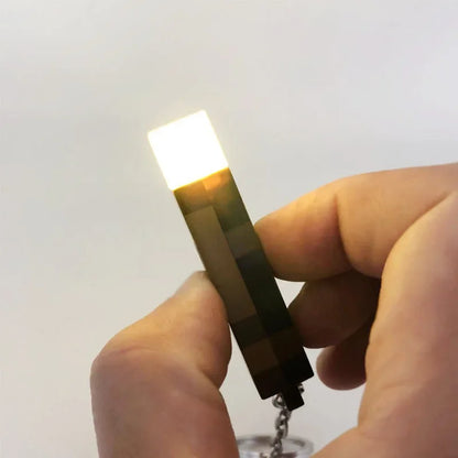 Torch Keychain - Minecraft