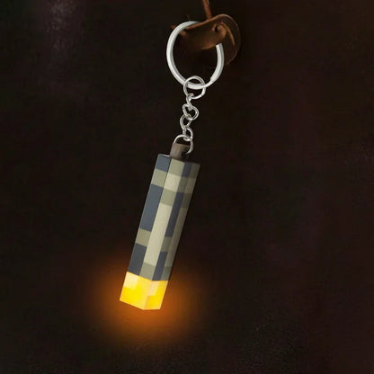 Torch Keychain - Minecraft