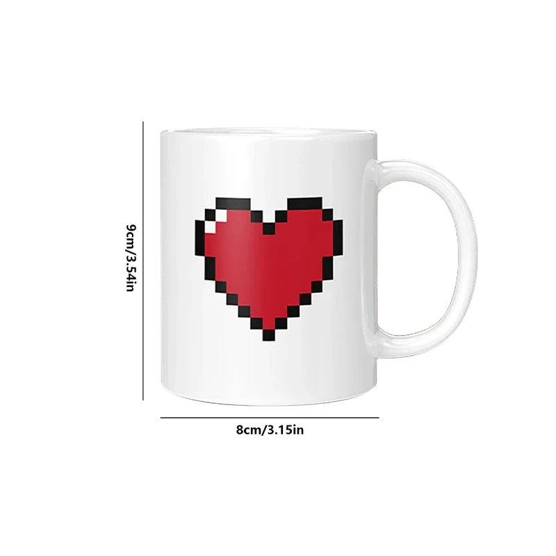 Thermal Heart Mug - Minecraft