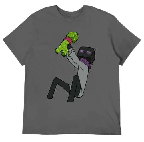 T-Shirt Enderman et Creeper - Minecraft