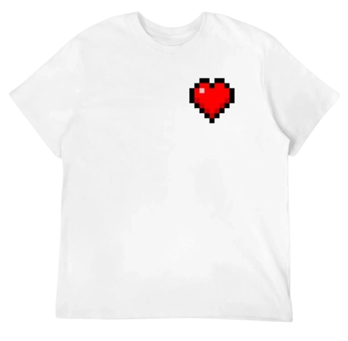 Heart T-Shirt - Minecraft