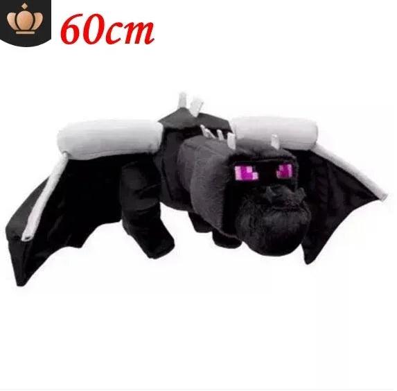 Peluche Minecraft Dragon de 60 cm avec des détails soignés et des ailes en tissu